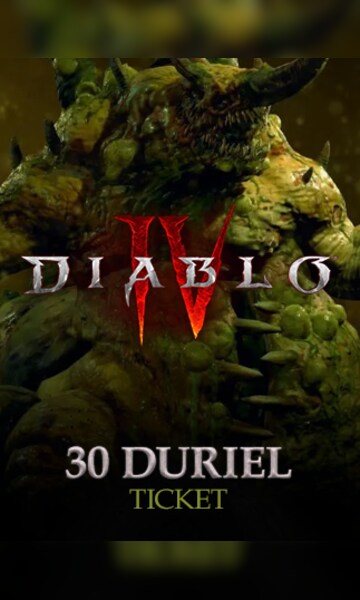 Compre Diablo Iv Ticket Season Of The Construct Duriel Ticket