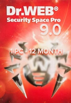 

Dr.Web Security Space 9.0 PC 1 Device 12 Months Key GLOBAL