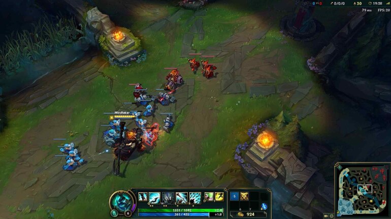 League of Legends gameplay