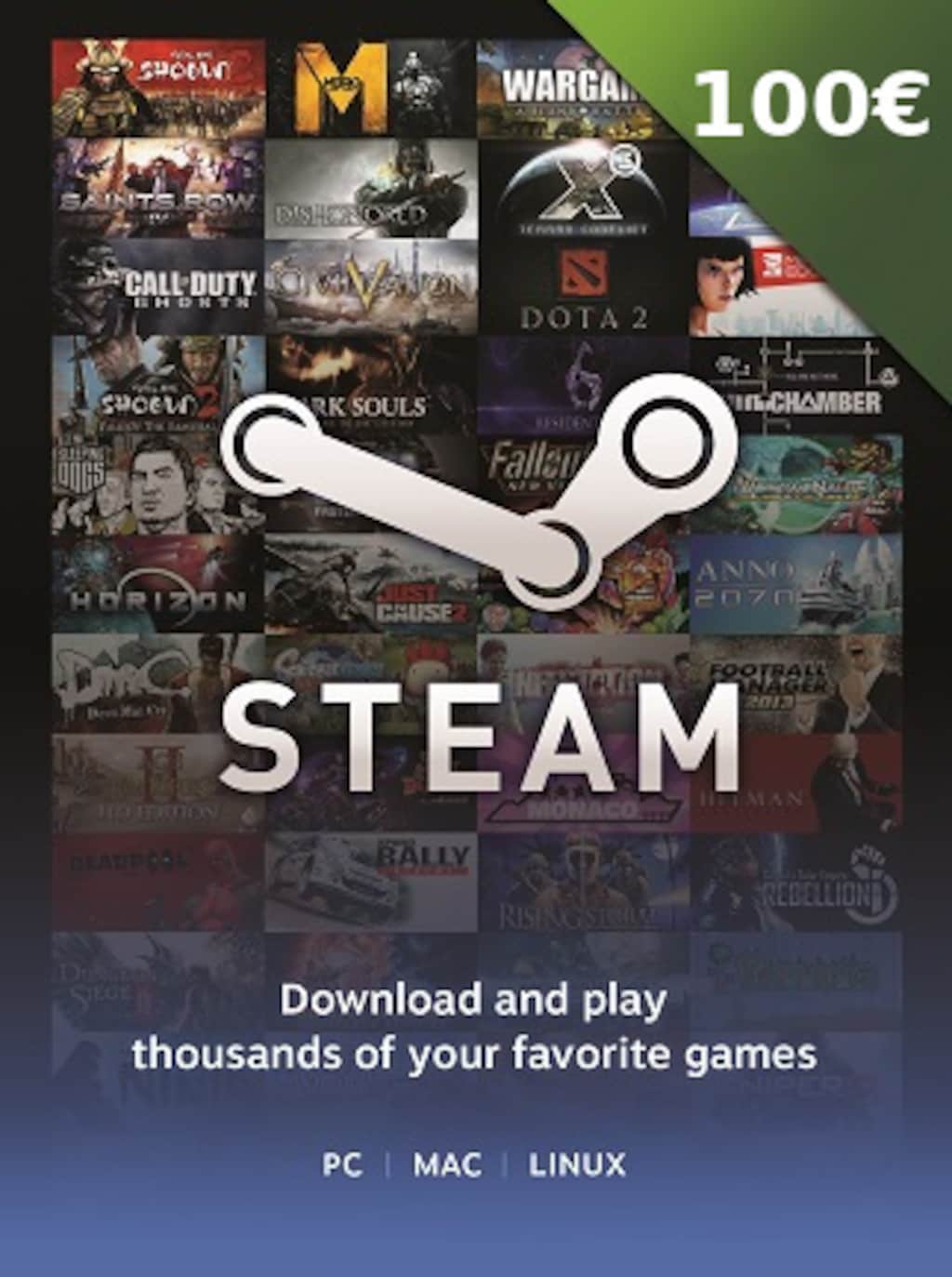Steam Gift Card 20 USD - Buy cheaper on
