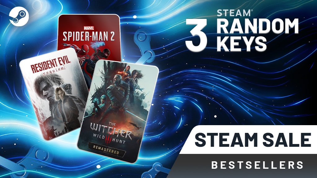 Steam Sale Random 3 Keys PC
