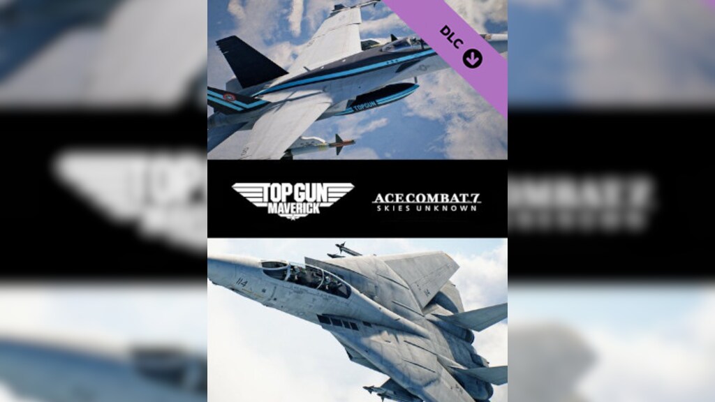 ACE COMBAT 7: SKIES UNKNOWN - DIGITAL CONTENT Digital DLC [PC] - TOP GUN:  MAVERICK AIRCRAFT SET