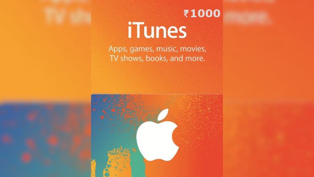 Compre Apple Itunes Gift Card India 1 000 Inr Itunes - Barato - G2A.Com!