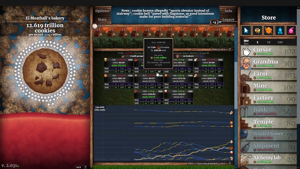 An enhanced version of 'Cookie Clicker' is coming to Steam