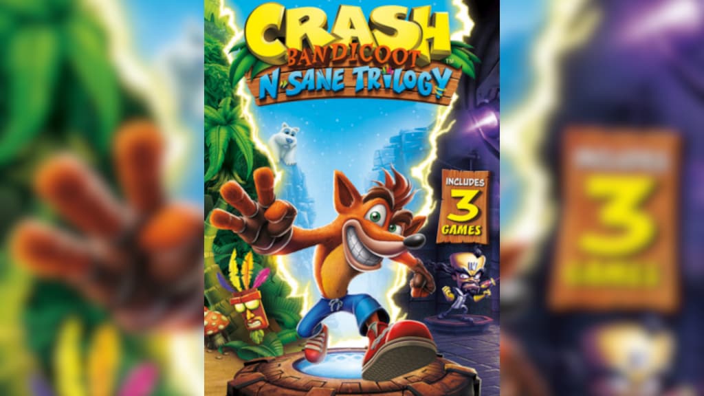 Crash Bandicoot N-Sane Trilogy (Nintendo Switch, 2018) CASE ONLY NO GAME