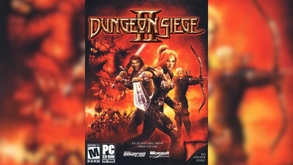 Dungeon Siege II PC Game 2005 Microsoft Action RPG