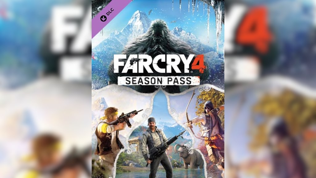 Far Cry 4 - Season Pass (DLC) Only Xbox One/Series X Key US Region (No  DISC)