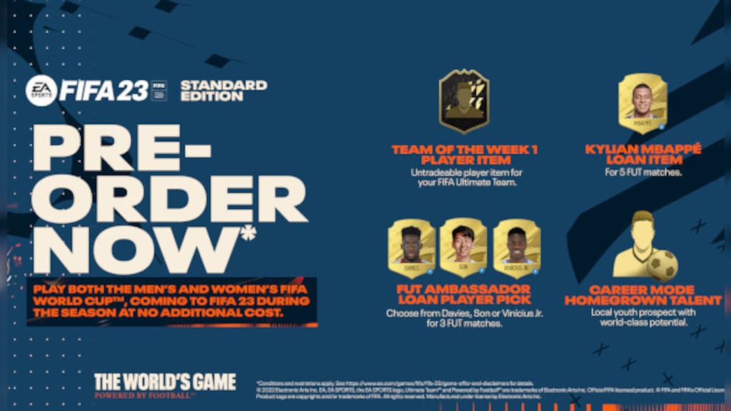 PC) FIFA 23 - Standard Edition Preorder on Steam, Video Gaming