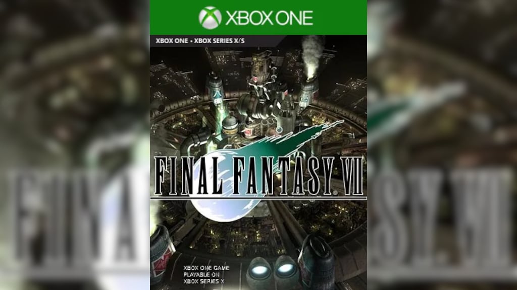 Final Fantasy VII Xbox One X Gameplay 