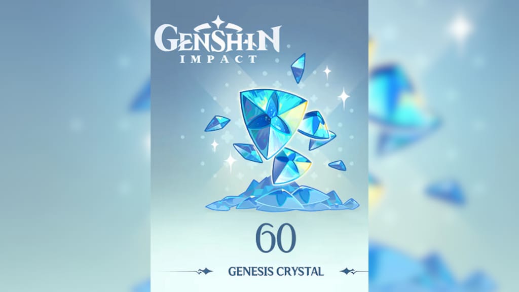 Genshin Impact  60 Genesis Crystals