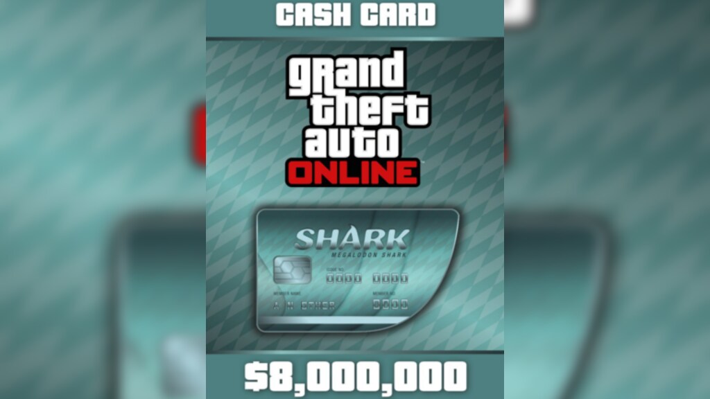 Buy Grand Theft Auto Online: Megalodon Shark Cash Card (PC) 8 000 000 -  Rockstar Key - EUROPE - Cheap - !