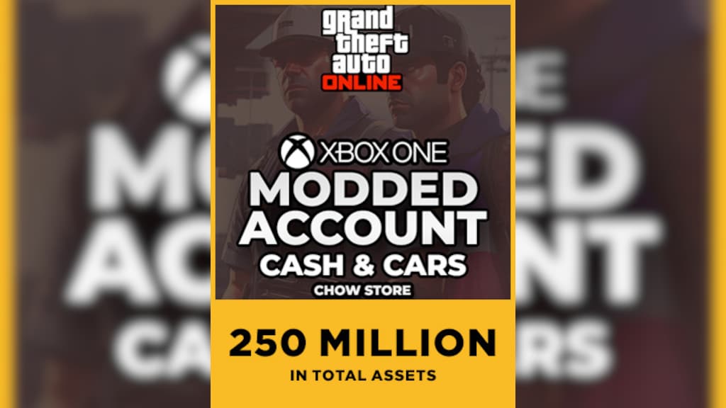 Buy GTA 5 MODDED ACCOUNT  250 Million in Total Assets (Xbox One