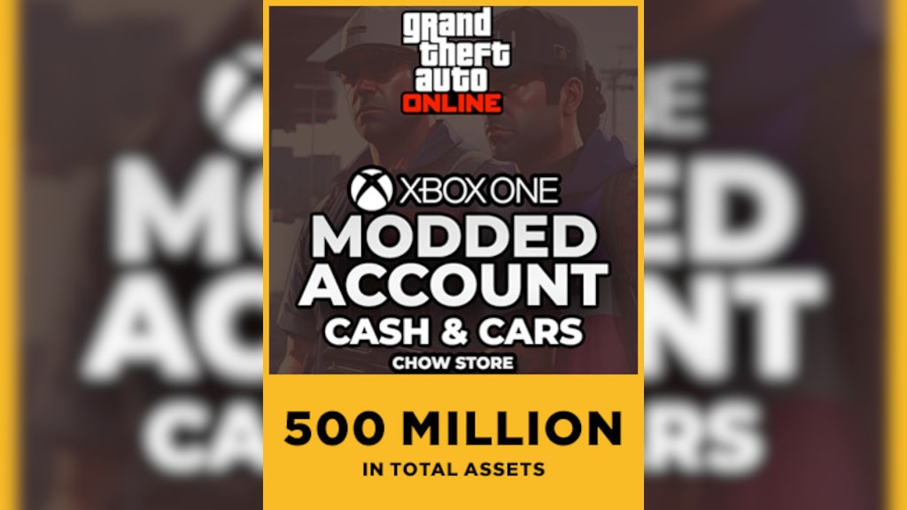 Buy GTA 5 MODDED ACCOUNT  500 Million in Total Assets (Xbox One) - XBOX  Account - GLOBAL - Cheap - !