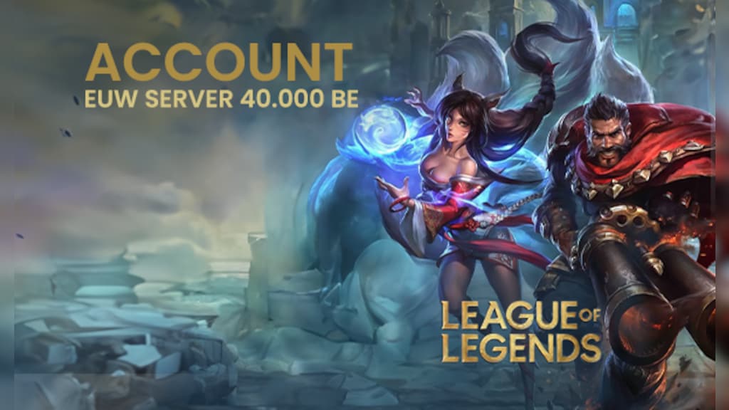 EUW, League of Legends Account, 40K BE