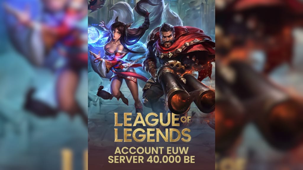 EUW, League of Legends Account, 30K BE