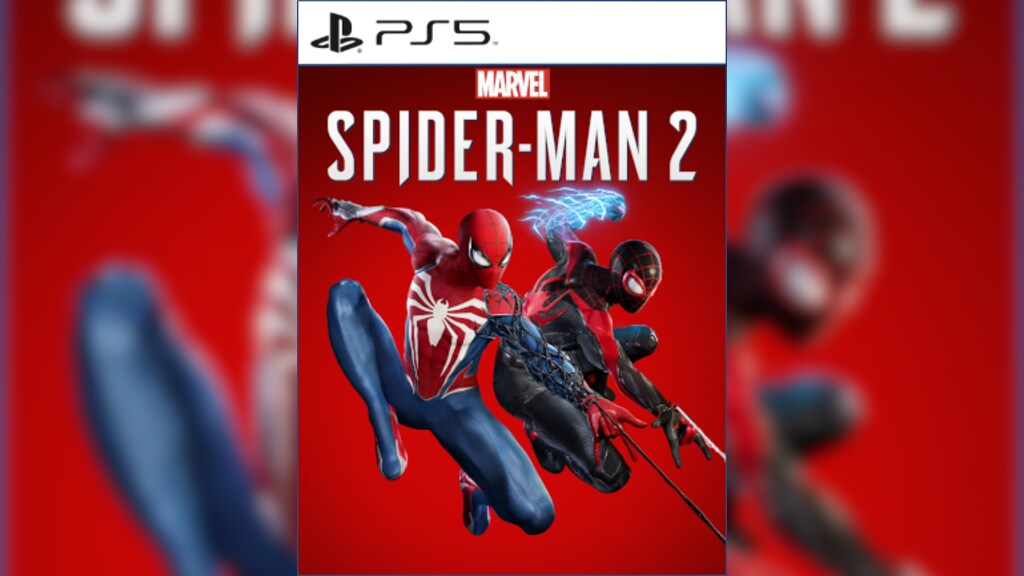 Sony PlayStation PS5 Disc Edition Marvel Spider-Man 2 Cover - US