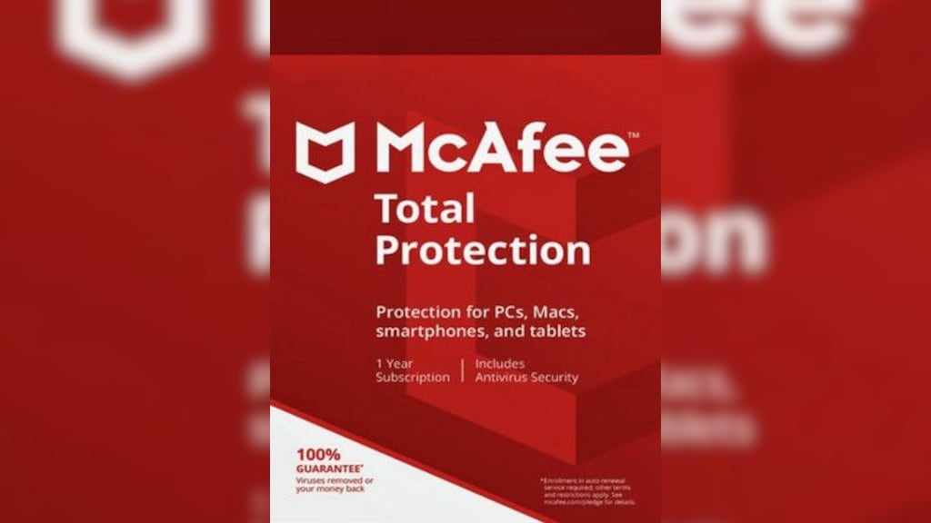 McAfee Total Protection 1 Device 1 Year Multidevice License Key