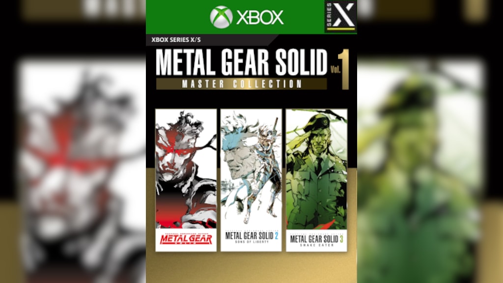 CUSTM REPLACEMENT CASE NO DISC Metal Gear Solid Master Collection vol. 1  XBOX X