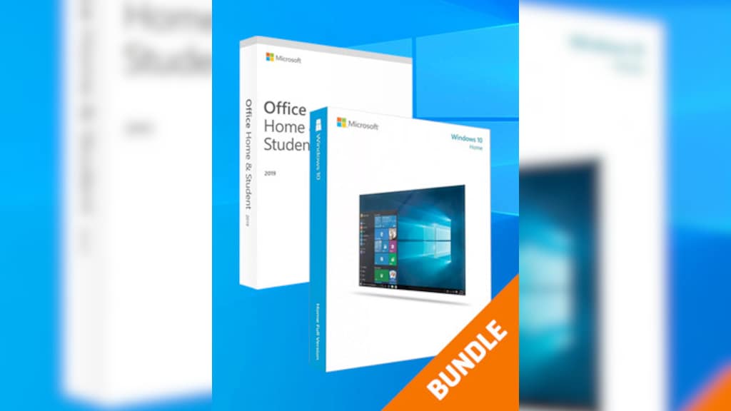 Windows 10 Pro + Microsoft Office 2019 Home and Business Bundle -  Transferable Digital Licences