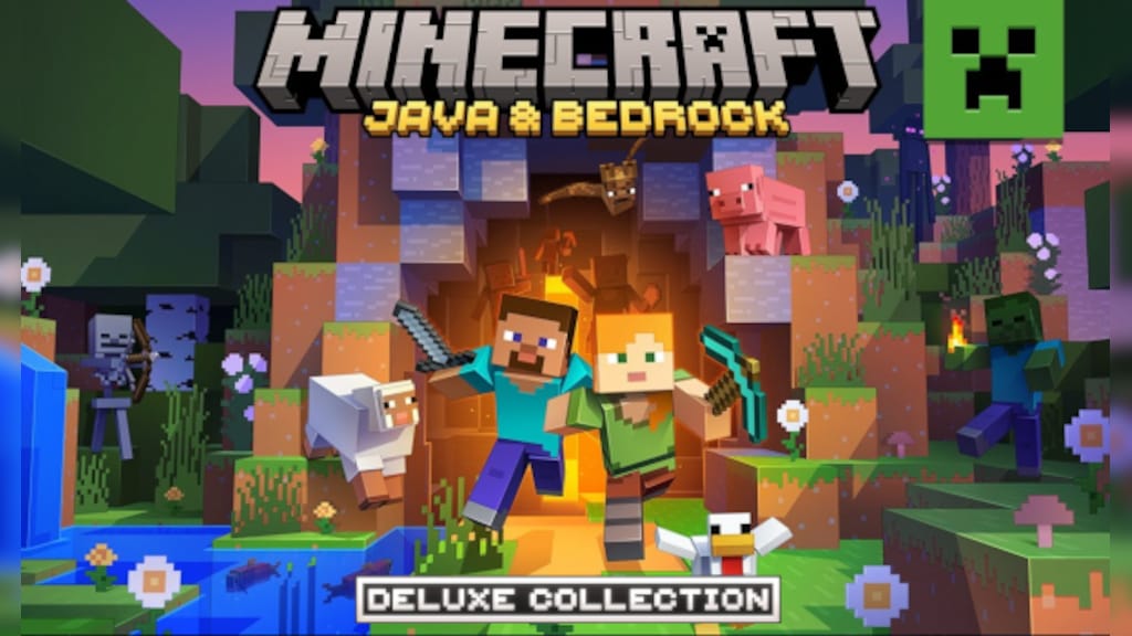 Buy Minecraft Java Bedrock Edition Deluxe Collection PC