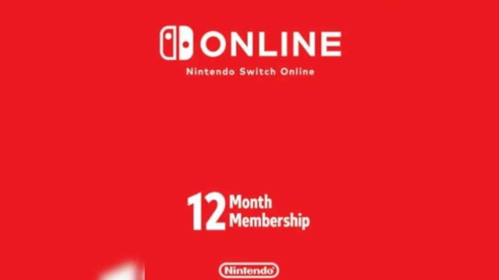 Nintendo membership shop card