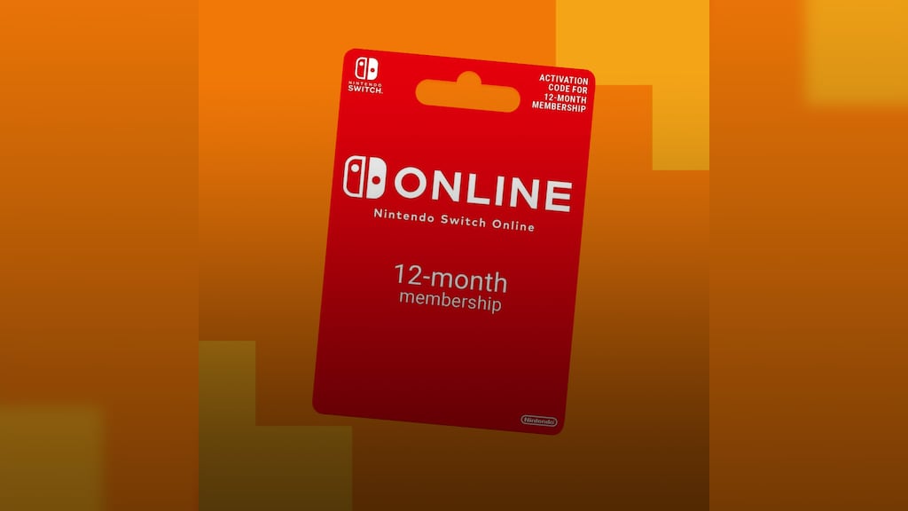 Nintendo online deals membership 12 months