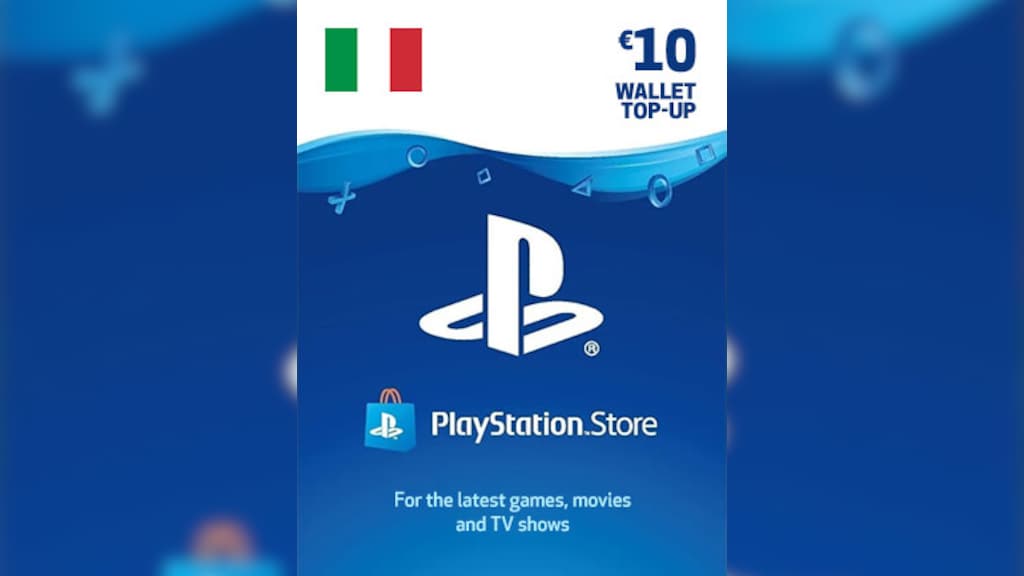 Compra PlayStation Network Gift Card 10 EUR - PSN ITALIA - Economico -  !
