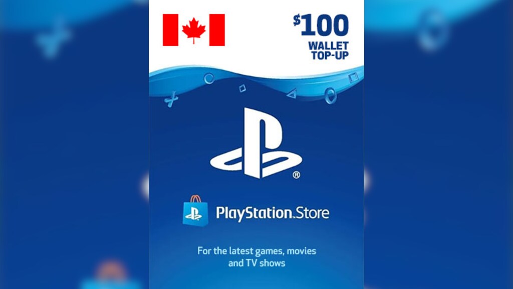 Buy PlayStation Network Gift Card 100 CAD PSN CANADA - Cheap - G2A