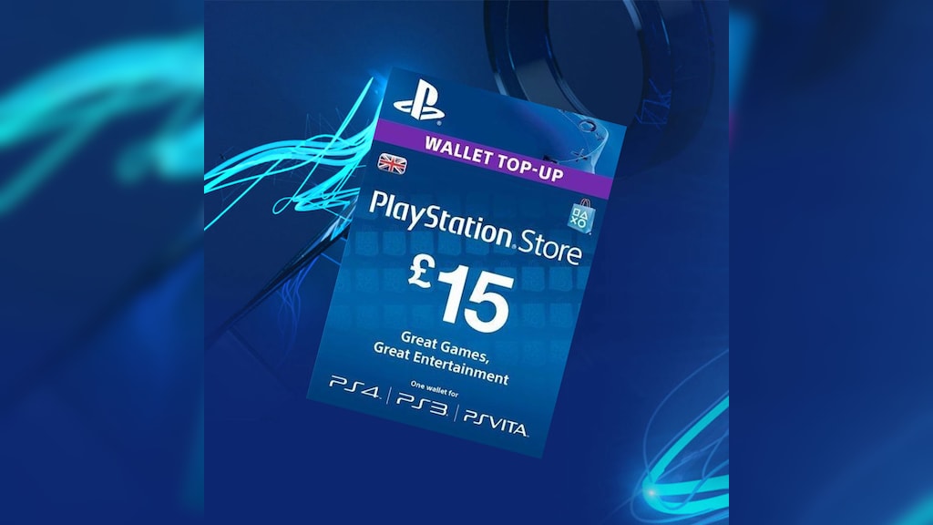 Buy PlayStation Network Gift Card 15 GBP PSN UNITED KINGDOM - Cheap -