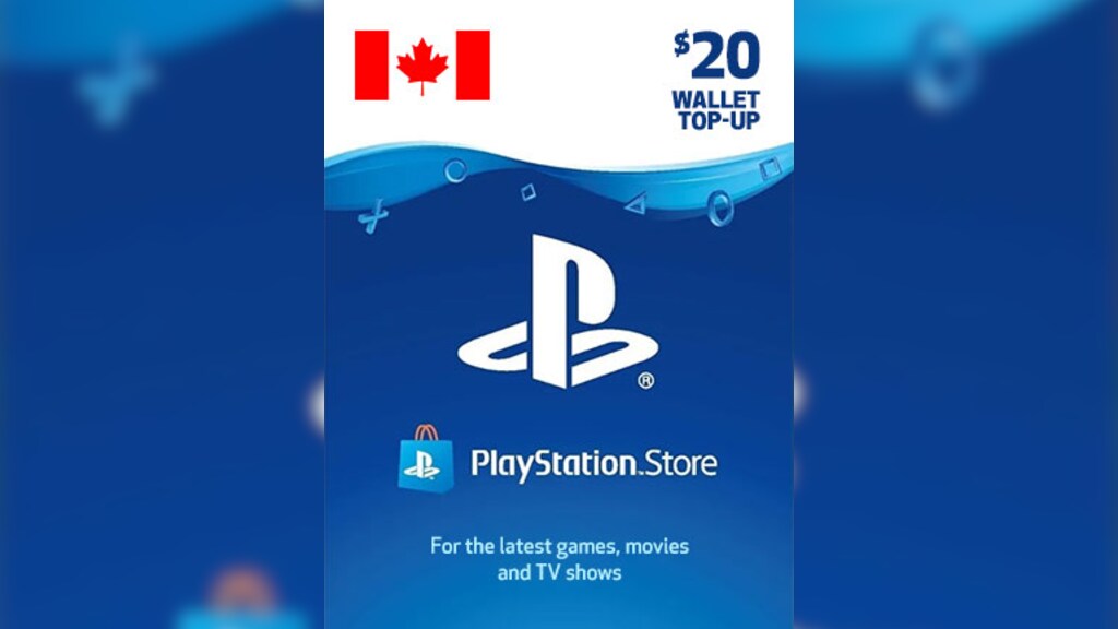 PSN Wallet top up-$20 (CANADIAN Store)LC-PSN20CAN