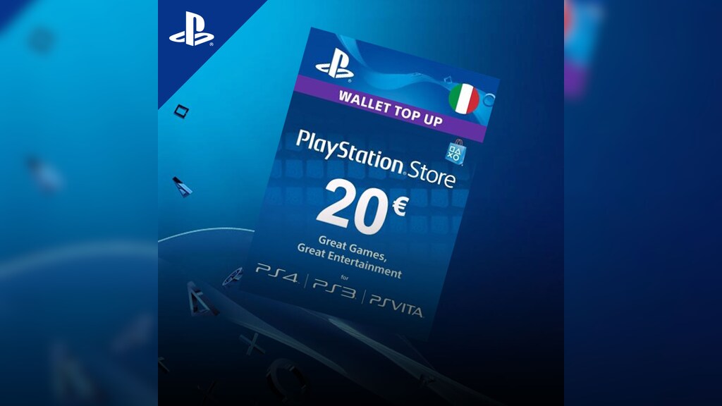 PlayStation Network Card 20 EUR (IT) key, PSN cards!