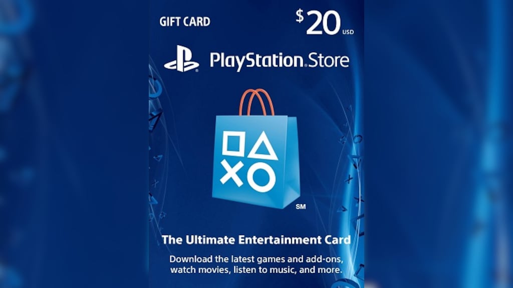 fuzzy vedtage trompet PlayStation Network - Buy 20 USD PSN Gift Card (US)