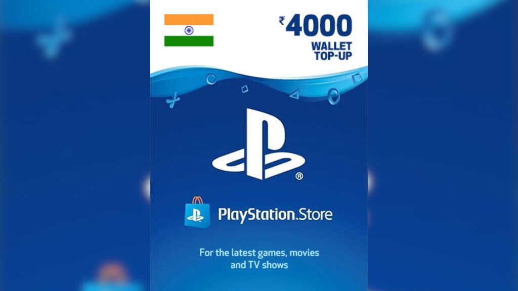 Buy PlayStation Network Gift Card 4000 INR PSN Key INDIA