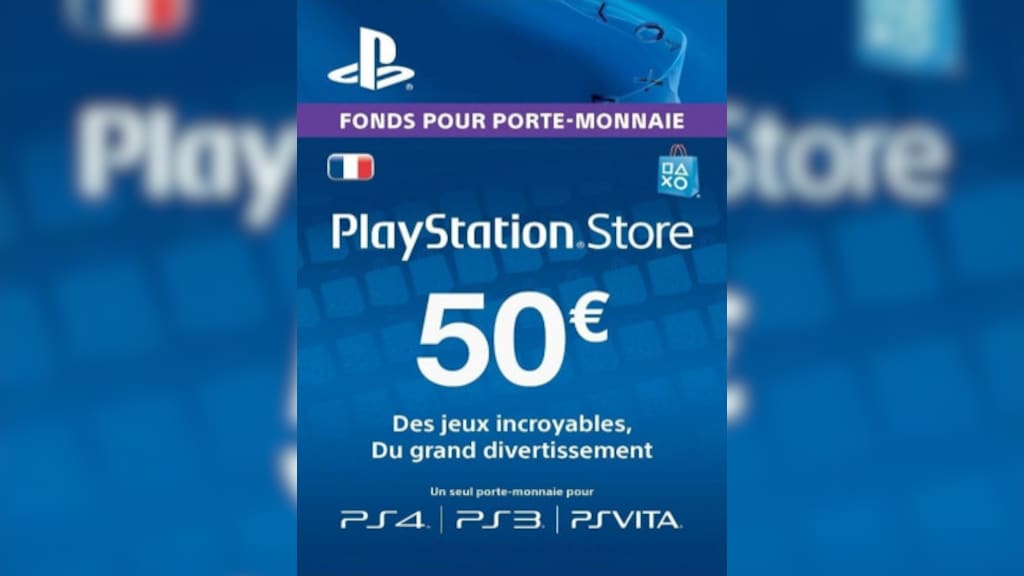 PlayStation Network Carregamento €50 – PSN –