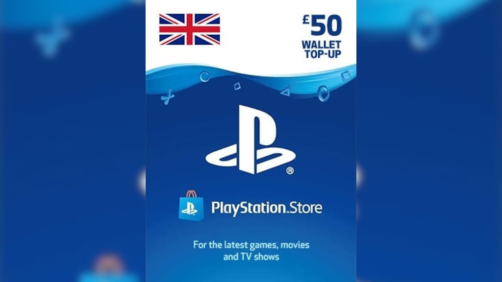 Buy £50 PlayStation Network Gift Card - Instant Online Delivery UK