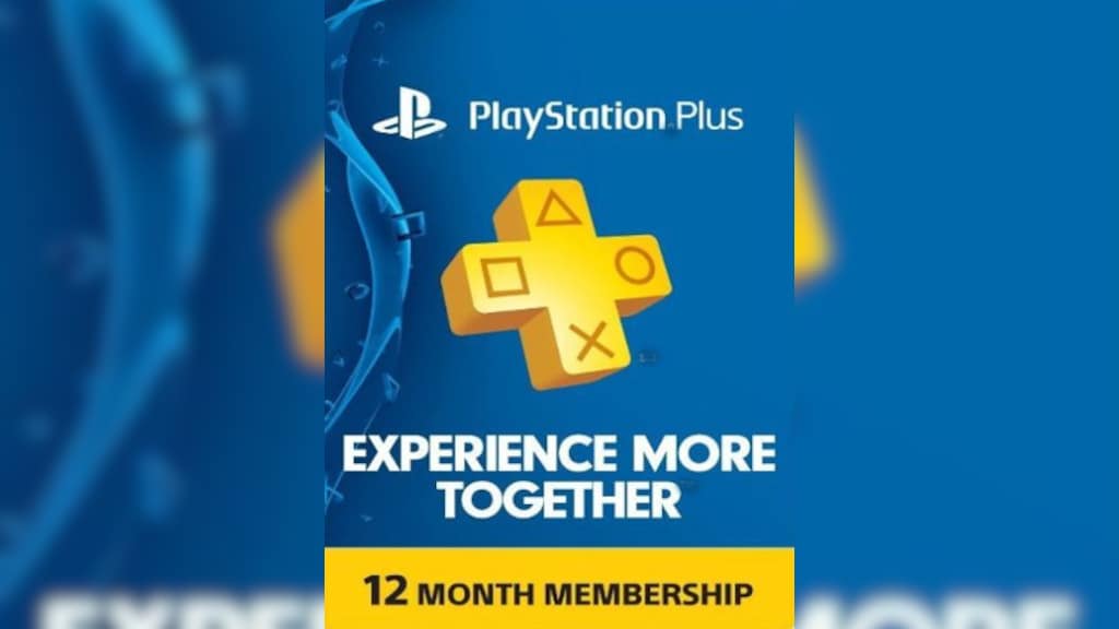 Psn plus 12 month on sale membership