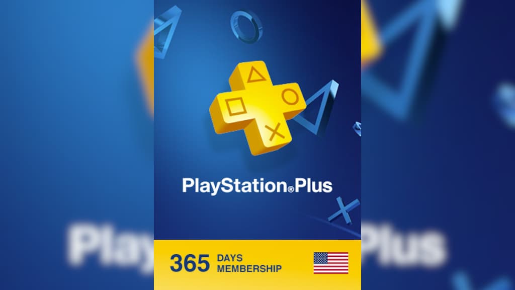 Playstation Plus 1 Year Subscription (US) - Membership Card