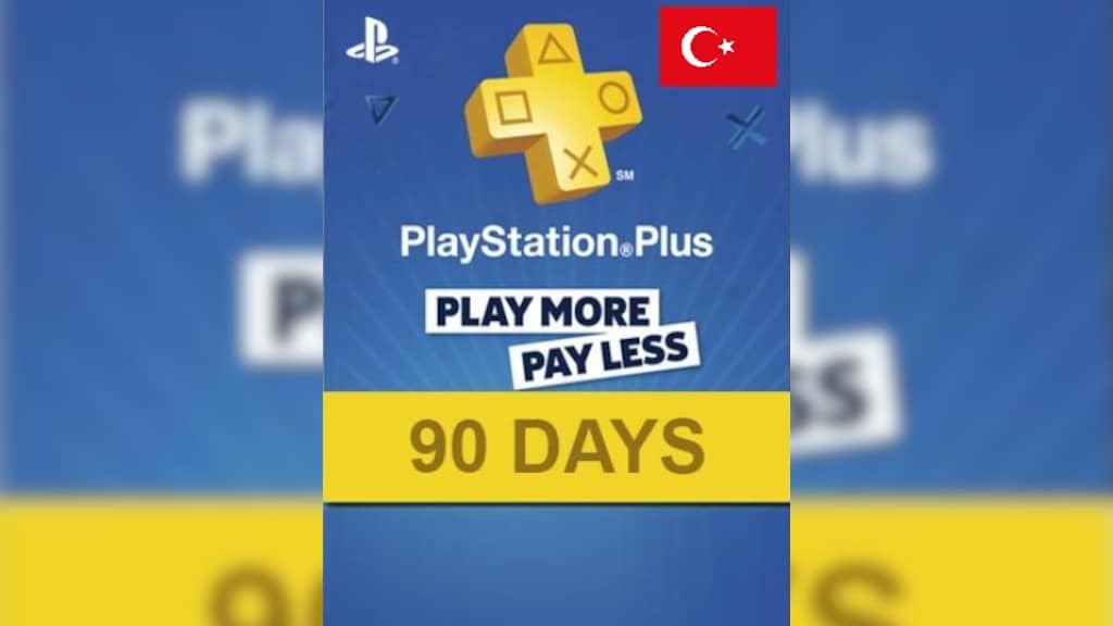 Buy Playstation Plus CARD 90 Days TURKEY PSN - Cheap - !