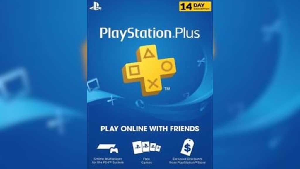 Playstation ps shop plus card