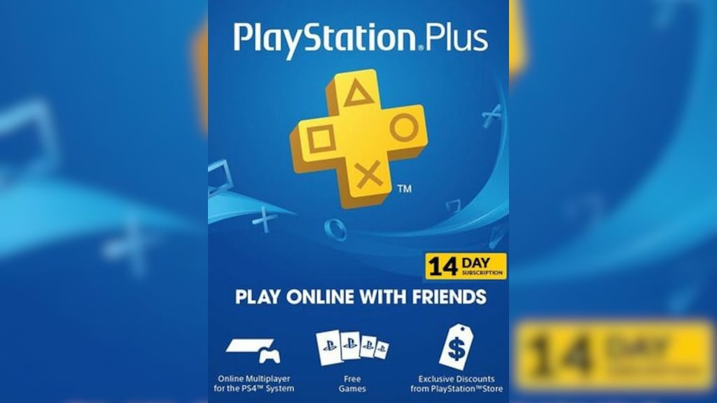 Buy Playstation Plus Trial CARD PSN NORTH AMERICA 14 Days Cheap