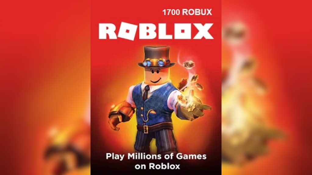 Roblox Gift Card - 1700 Roblox Robux 1700 Credit Code + Bonus Exclusive  Item (Code Only) : : Video Games