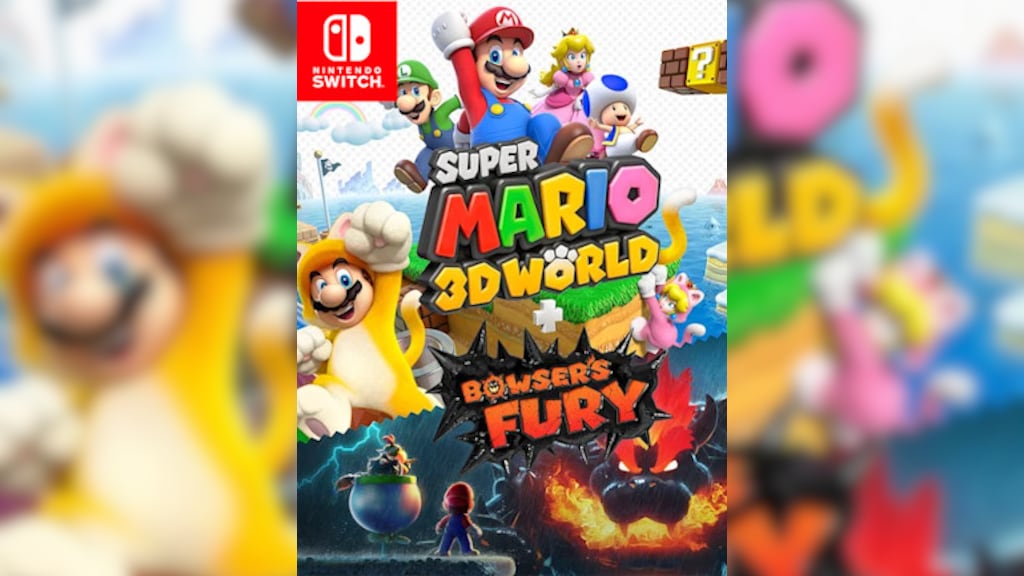 Super Mario 3D World Bowser Fury Nintendo Switch Game Deals 100% Oficial  Original Cartão de