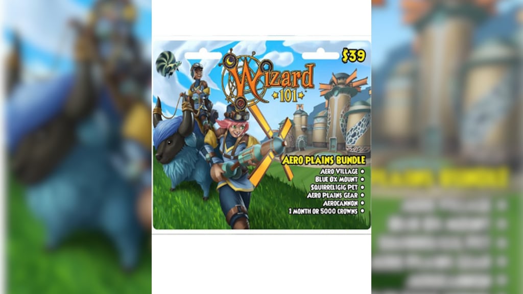 Wizard 101 Aero Plains Bundle Digital Card | GameStop