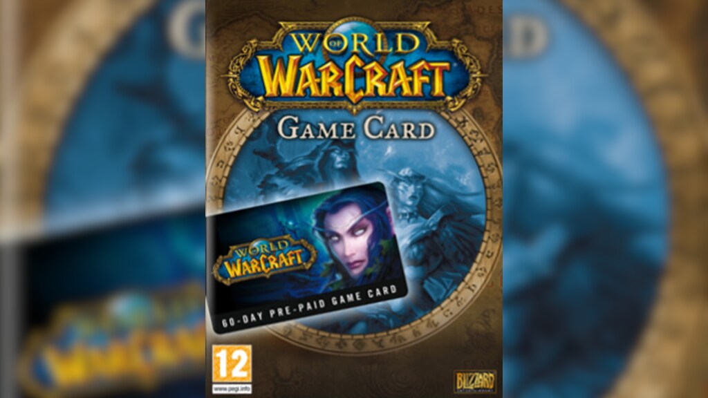 World of Warcraft 60 Days Time Card Prepaid US digital for Windows