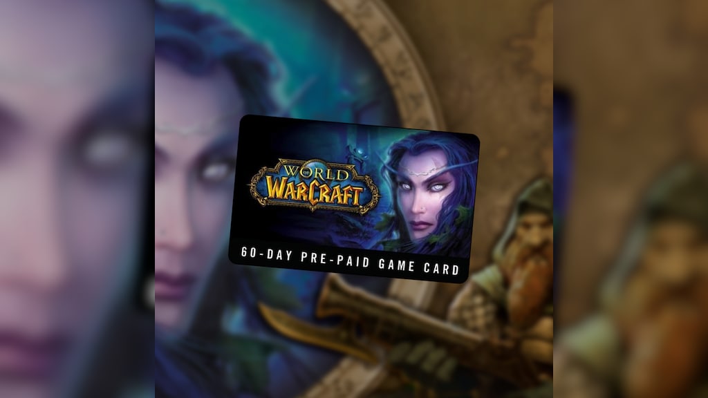 Buy World of Warcraft Time Card Prepaid Battle.net 60 Days Battle