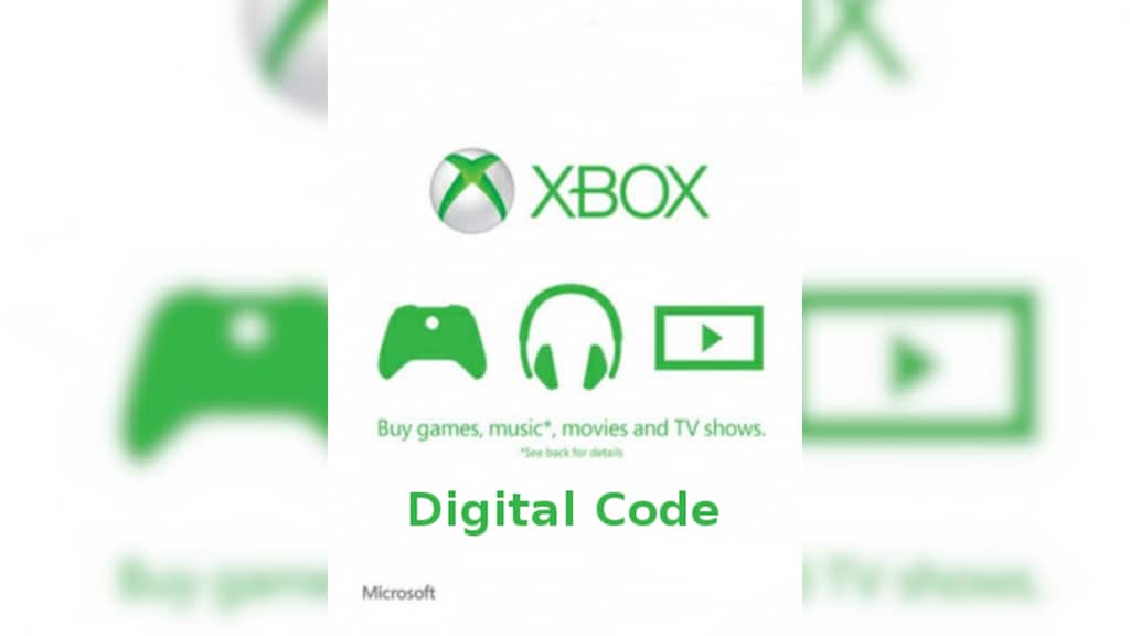 MICROSOFT - Carte Xbox Live Carte cadeau Xbox Live 25 €