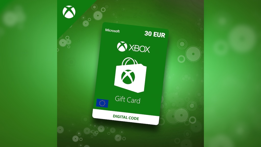 Buy XBOX Live Gift Card - 30 EUR Cheap EUROPE Key Xbox Live