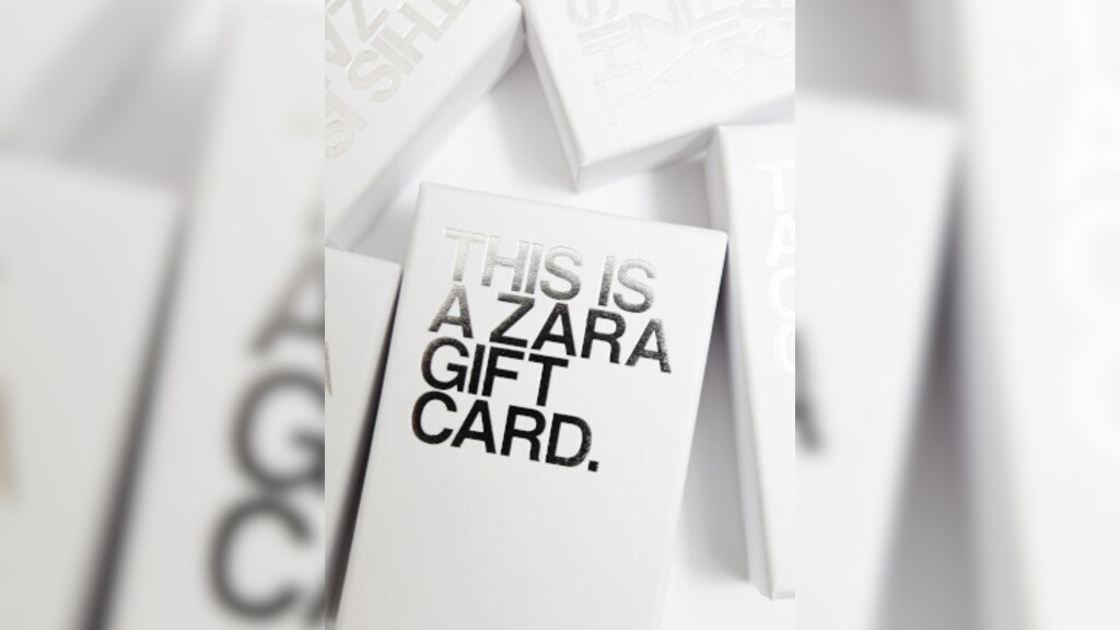 this is a gift card zara
