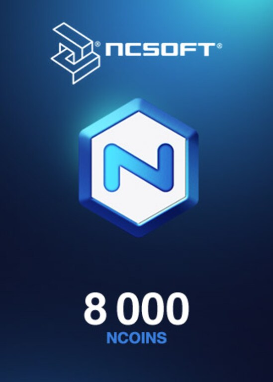 8000 NCoins NCSoft Code EUROPE - 1
