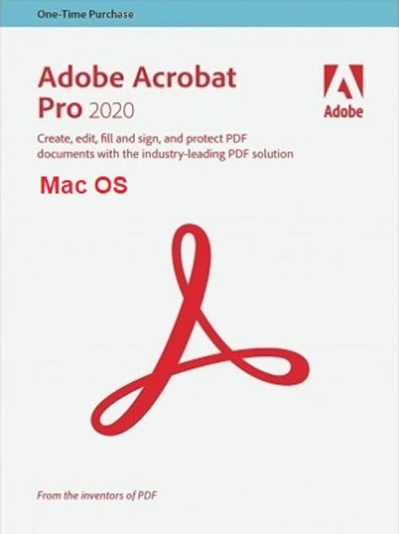 Adobe Acrobat Pro 2020 (Mac) 2 Devices - Adobe Key - GLOBAL - 1